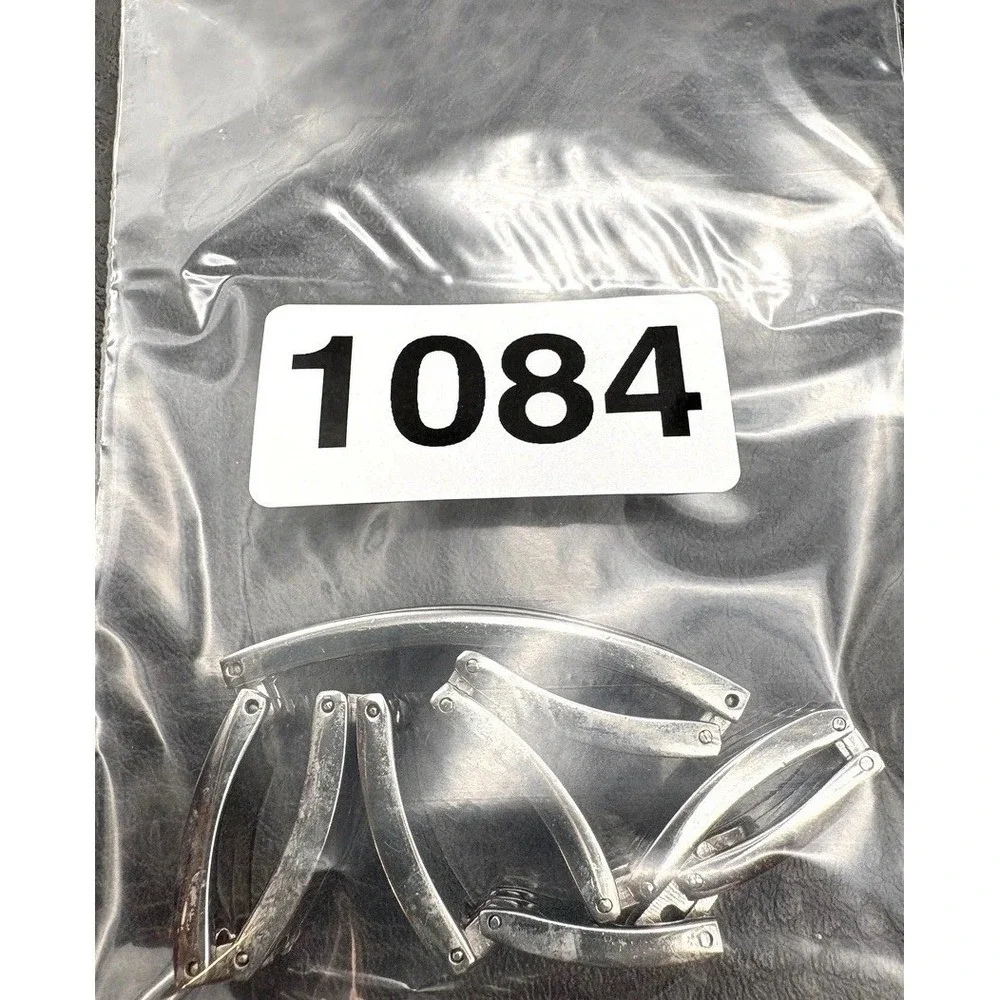 Citizen Stainless Steel Link Silver Tone ID Bracelet Blank Satin Finish 8.5